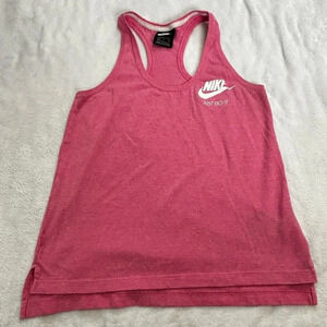Nike Tank Top Just Do It Racerback Athletic‎ Sleeveless Shirt Pink S
